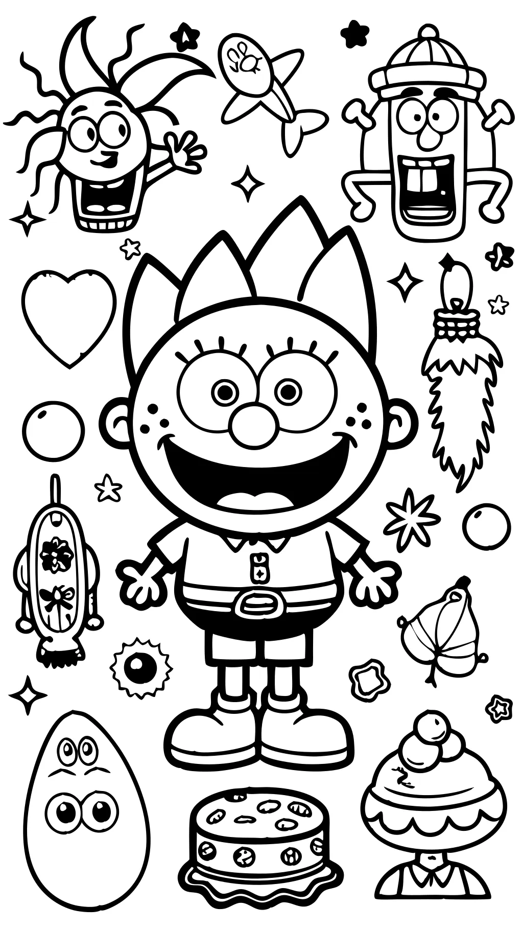 nick coloring pages